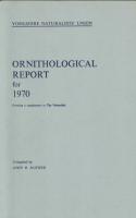 Bird Report 1970